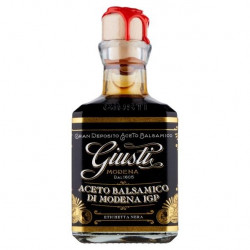 fronte Aceto Balsamico di Modena I.G.P. - Etichetta nera 250 ml G. Giusti