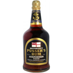 Rum "British Navy Gunpowder Proof" 70 cl - Pusser's