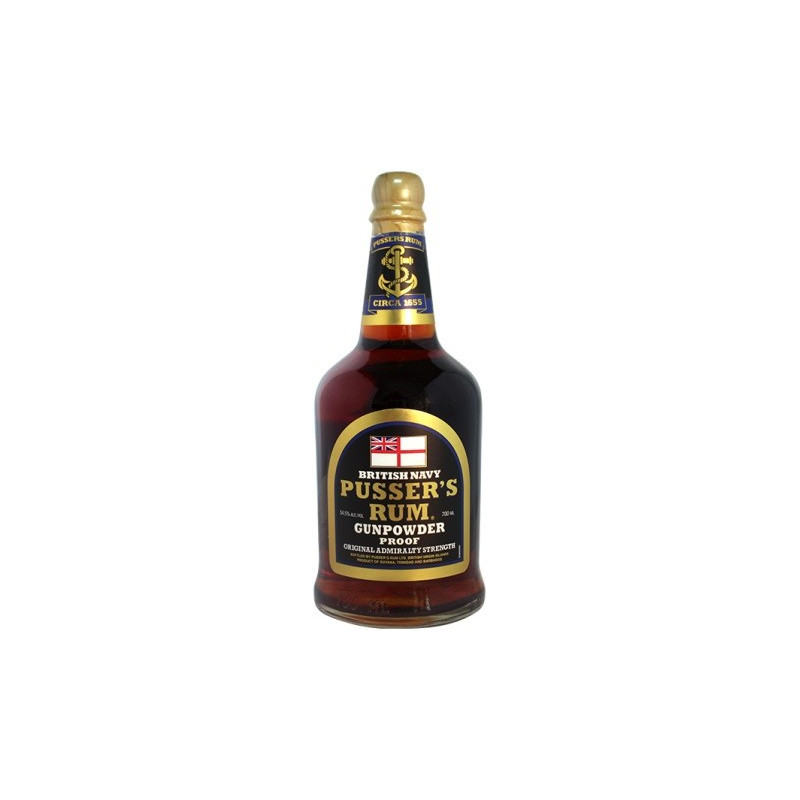 Rum "British Navy Gunpowder Proof" 70 cl - Pusser's