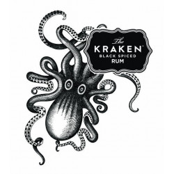 Black Spiced Rum 70 cl - The Kraken