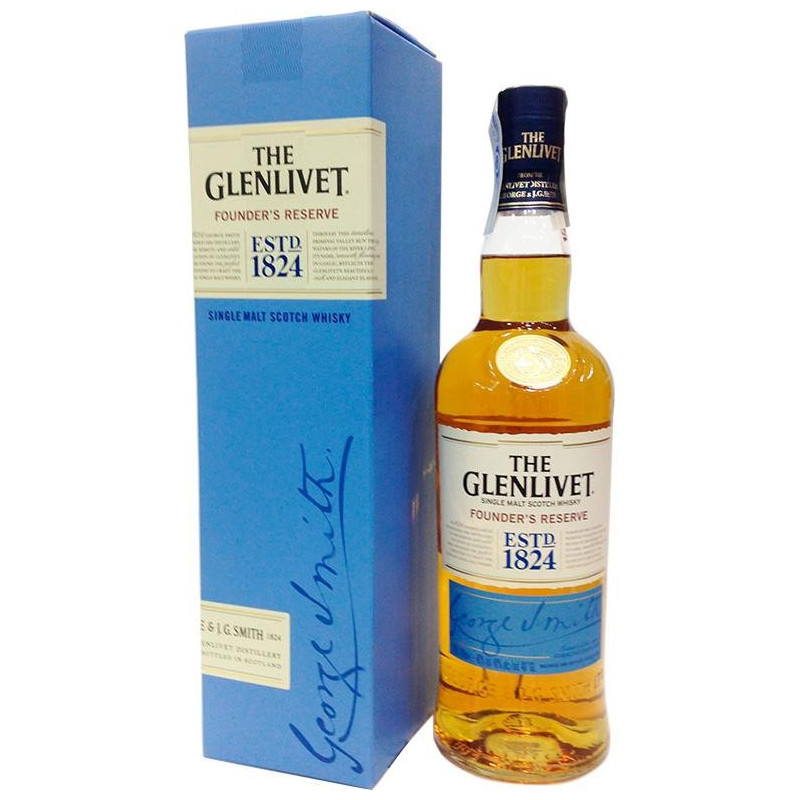 Founder's Reserve Single Malt Scotch Whisky 70 cl - The Glenlivet