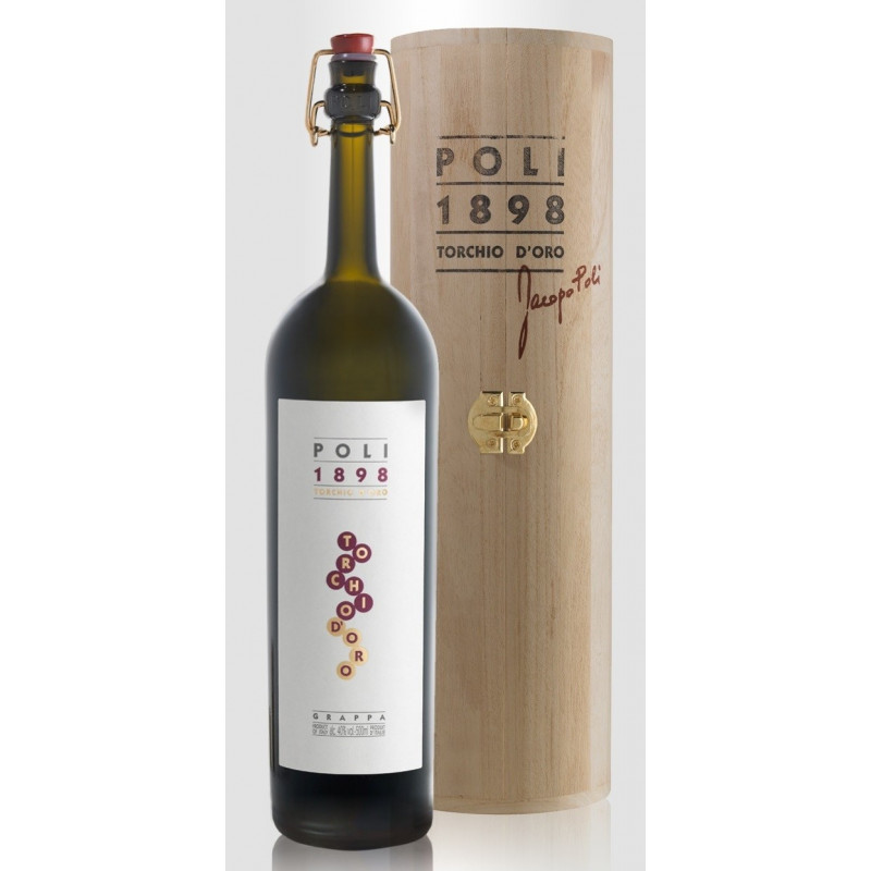 Grappa torchi d'oro elevata in barili di Torcolato 50 cl - Jacopo Poli