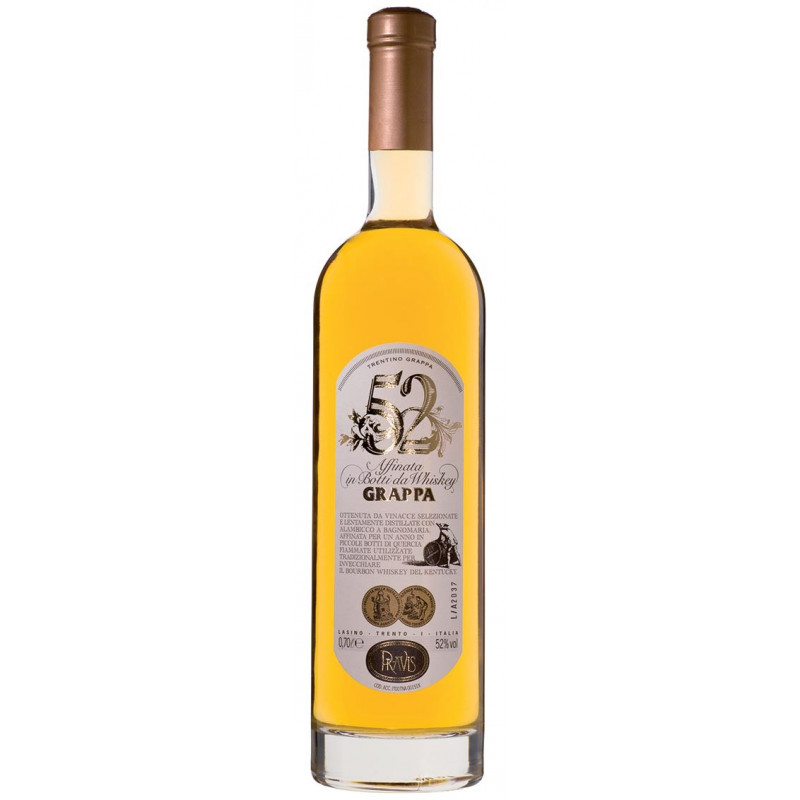 Grappa la "52" vinacce uve rosse 70 cl - Pravis