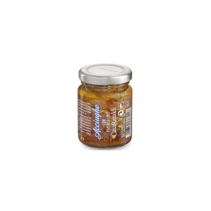 Filetti di acciughe con peperoncino 95 gr - Casa Rinaldi