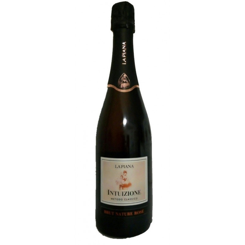 Vino Spumante Brut Nature Rosato "Intuizione" 75 cl - La Piana