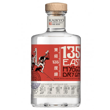 "135° East" Hyogo Dry Gin 70 cl - Kaikyo Distillery