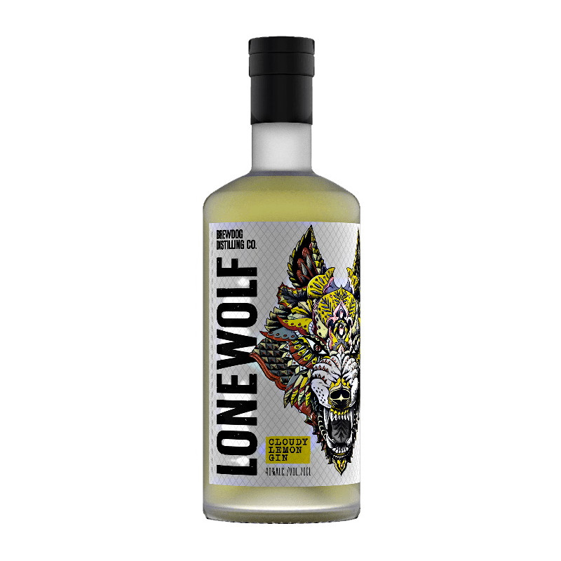 Lonewolf "Cloudy lemon" Gin  70 cl - Brewdog Distilling Co.