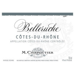 Côtes du Rhône Blanc “Belleruche” 75 cl - Chapoutier