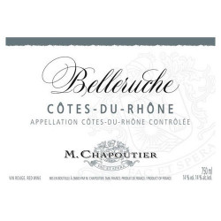 Côtes du Rhône “Belleruche” Rouge 75 cl - Chapoutier