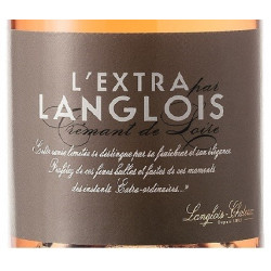Crémant de Loire Rosè extra dry 75 cl - Langlois Chateau