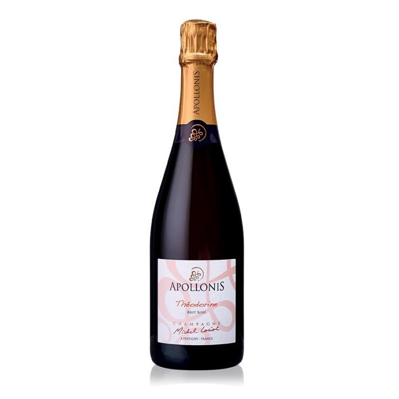 Champagne brut Théodorine Rosé 75 cl - Apollonis