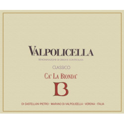 Valpolicella classico d.o.c. 75 cl - Ca' la bionda