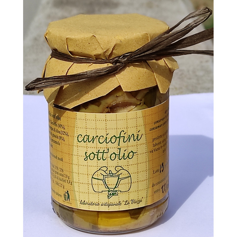 Carciofini sott'olio 330 gr - La Viazza