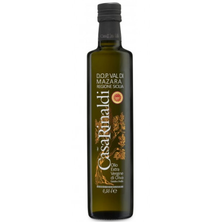 Olio Extravergine d'oliva Sicilia Val di Mazara D.O.P. 50 cl - Casa Rinaldi bottiglia