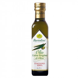 etichetta olio extravergine d'oliva bartolini 25cl