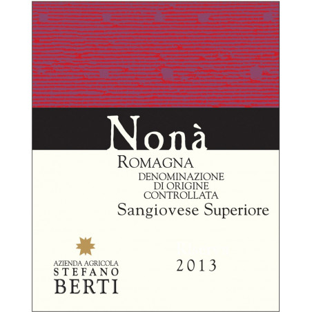 Sangiovese di Romagna Superiore d.o.c. Nonà 75 cl - Stefano Berti