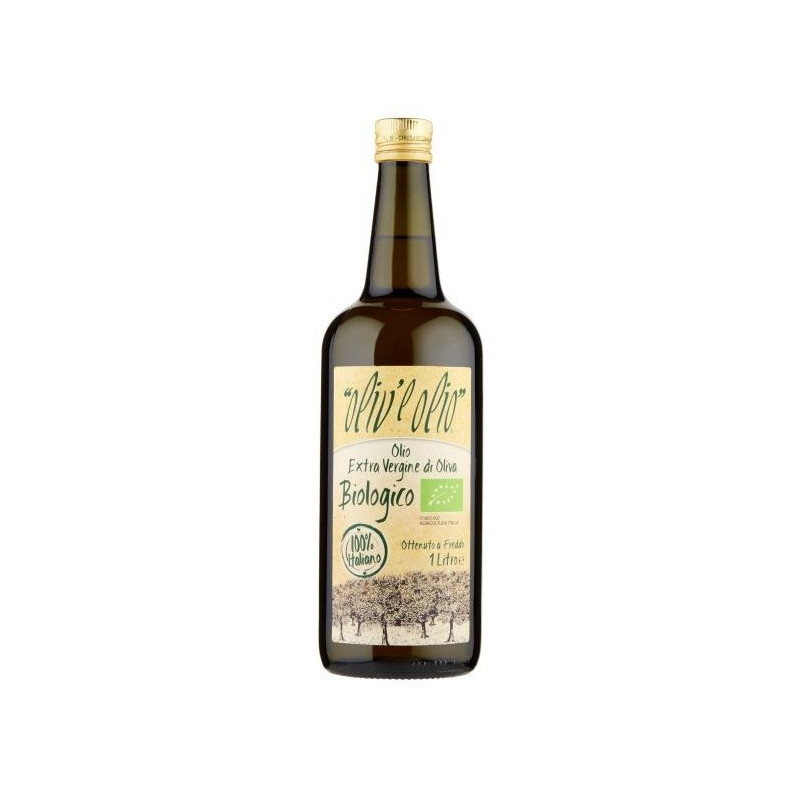 Olio Extra Vergine d'Oliva bio 100% italiano 100 cl - Oliv'e Olio