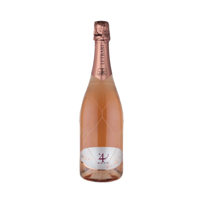 Spumante Trento rosè d.o.c. Brut Talento “+ 4” 75 cl - Letrari