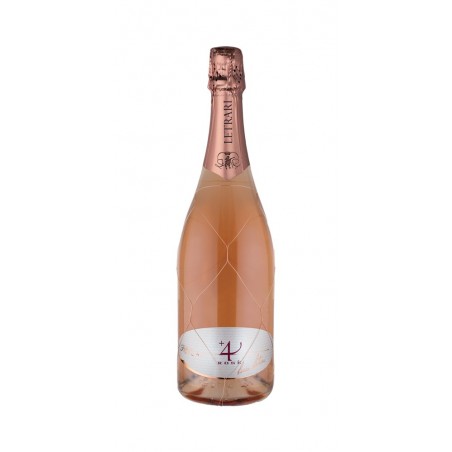 Spumante Trento rosè d.o.c. Brut Talento “+ 4” 75 cl - Letrari