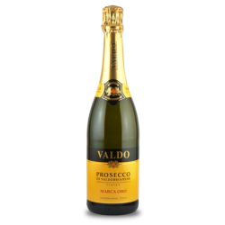 Spumante Valdobbiadene Prosecco Superiore extra dry Marca Oro 75 cl - Valdo