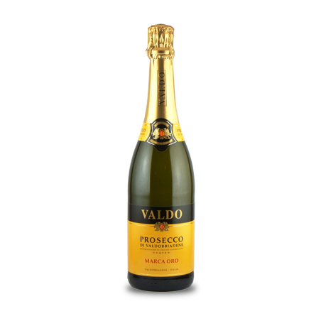 Spumante Valdobbiadene Prosecco Superiore extra dry Marca Oro 75 cl - Valdo