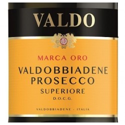 Spumante Valdobbiadene Prosecco Superiore extra dry Marca Oro 75 cl - Valdo