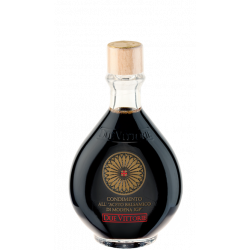 Vista fronte Aceto Balsamico di Modena I.G.P. Linea oro 250 ml - Due Vittorie