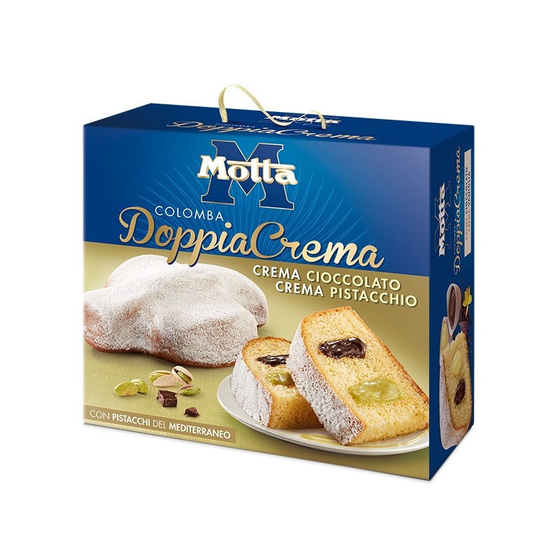 Colomba DoppiaCrema Cioccolato e Pistacchio 700 gr - Motta