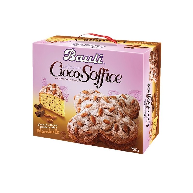 Colomba Ciocosoffice glassa alle mandorle 750 g - Bauli