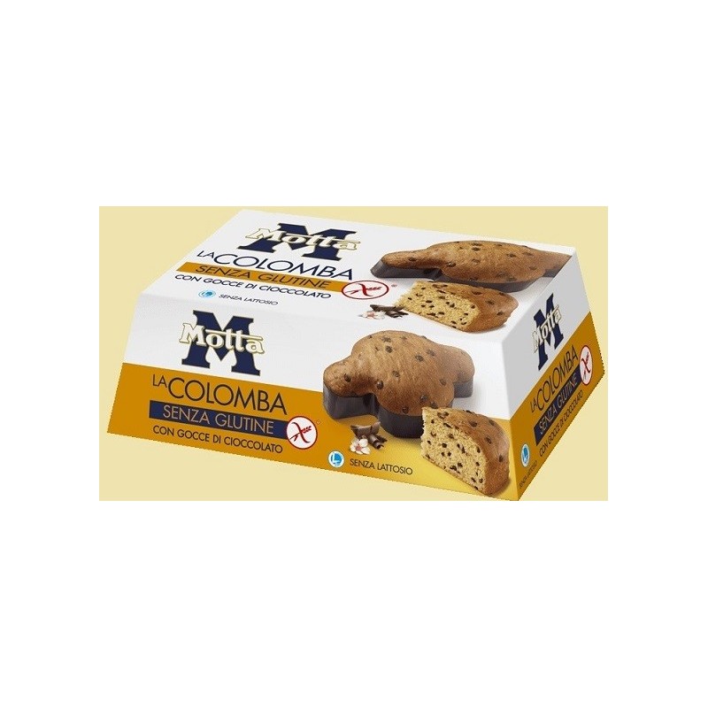 Colomba Senza Glutine/Lattosio con Gocce di Cioccolato 450 gr - Motta