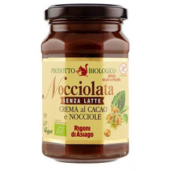 Crema bio al cacao e nocciola senza latte "Nocciolata" 250 gr - Rigoni di Asiago