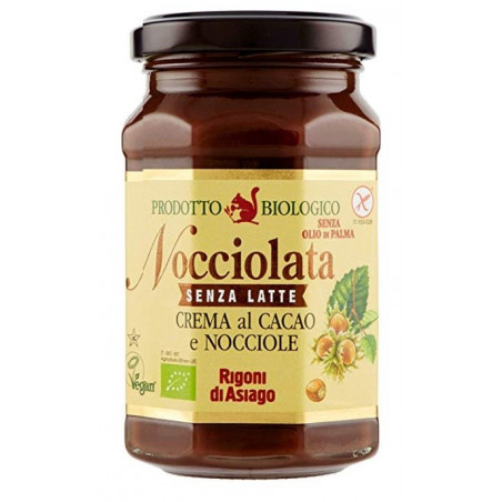 Crema bio al cacao e nocciola senza latte "Nocciolata" 250 gr - Rigoni di Asiago