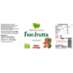 Confettura Bio Lamponi Fiordifrutta 250 gr - Rigoni di Asiago