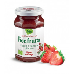 Confettura Bio fragole e fragoline di bosco Fiordifrutta 250 gr - Rigoni di Asiago