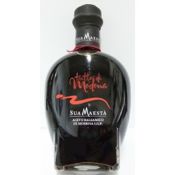 vecchia etichetta Aceto balsamico di modena I.G.P. - "Tutto di modena" 250 ml Sua maestà