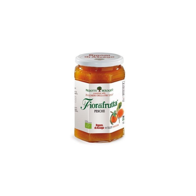 Confettura Bio pesche Fiordifrutta 250 gr - Rigoni di Asiago