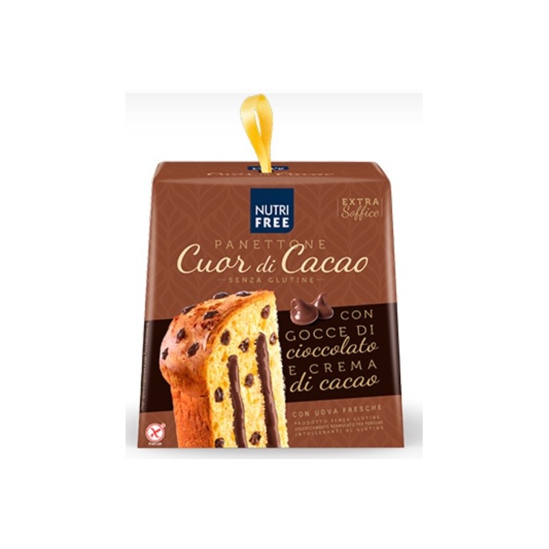 Panettone senza glutine Cuor di Cacao 680 gr - NutriFree