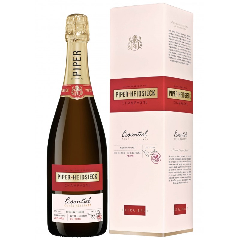 Champagne extra Brut "Essentiel" 75 cl - Piper-Heidsieck