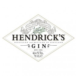Hendrick's Gin 70 cl - Girvan Distillery