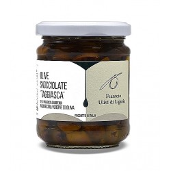 Olive taggiasche snocciolate in olio extra vergine di oliva 180 gr - Frantoio Ulivi di Liguria