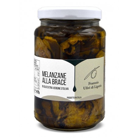 Melanzane alla brace in olio evo 340 gr - Frantoio Ulivi di Liguria