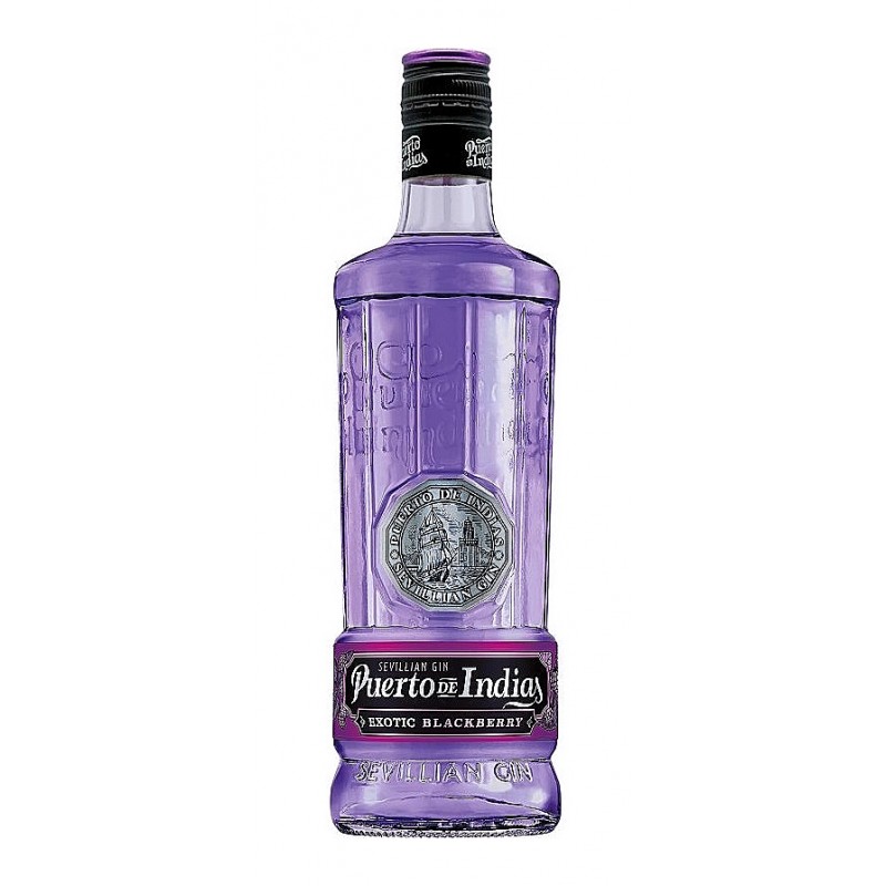 Blackberry Premium Gin 70 cl - Puerto de Indias