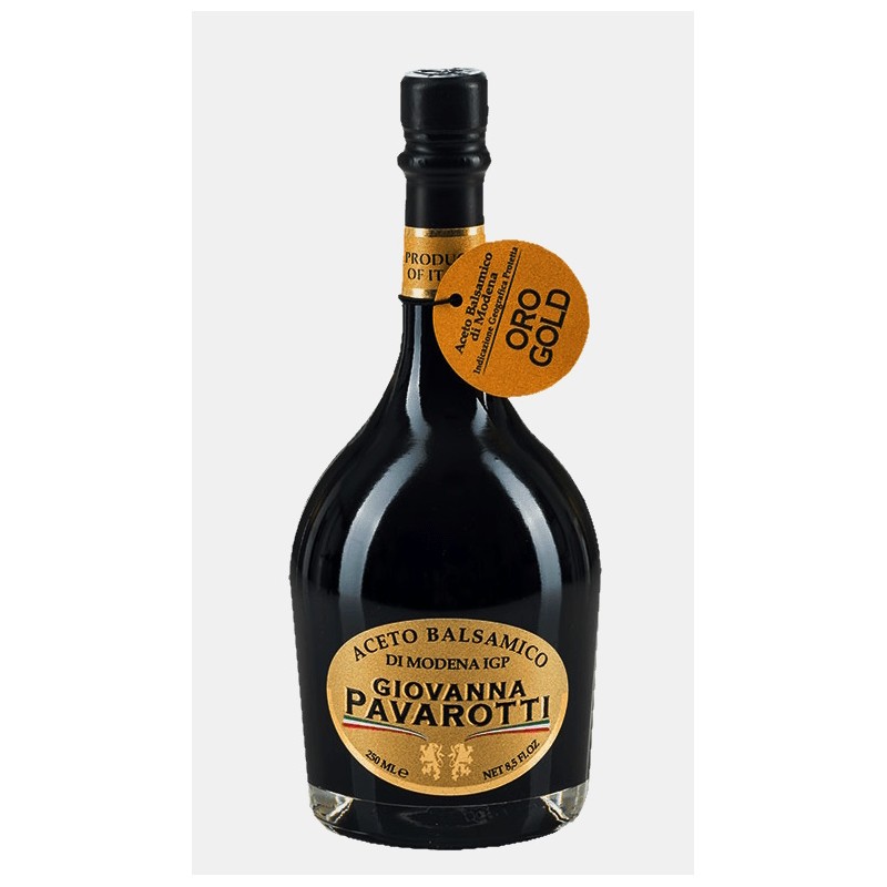 Aceto Balsamico di Modena I.G.P. sigillo oro 250 ml - Pavarotti