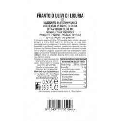 Olio extravergine d'oliva Cru 03  50 cl - Frantoio Ulivi di Liguria retro