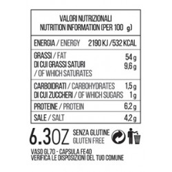 Pesto con aglio in olio extravergine d'oliva 180 gr - valori nutrizionali