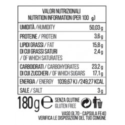 Pomodori secchi in olio extra vergine di oliva 180 gr - valori nutrizionali
