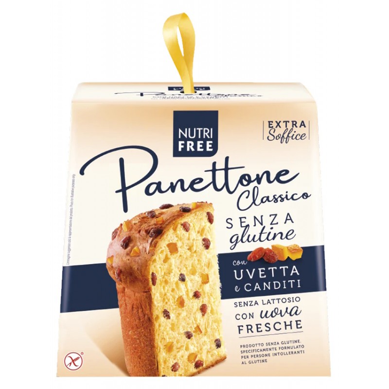 Panettone senza glutine con Uvetta e Canditi 600 gr - NutriFree