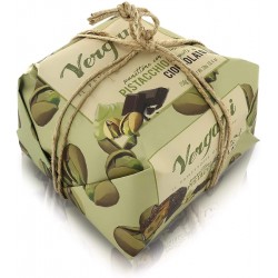 Panettone al pistacchio e cioccolato 750 gr - Vergani Gourmet