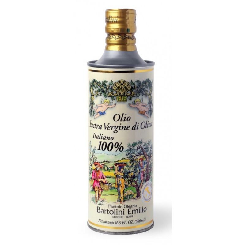 Olio Extra vergine di oliva 100% Italiano Alluminio 50 cl - Bartolini