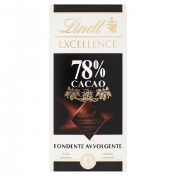 Tavoletta exellence 78% cacao 100 gr - Lindt - fronte